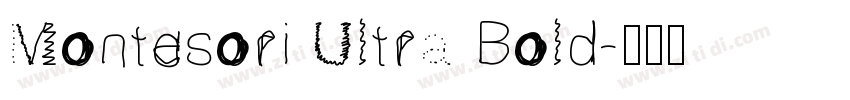 Montesori Ultra Bold字体转换